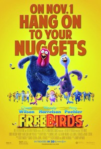 Free Birds Yellow Poster