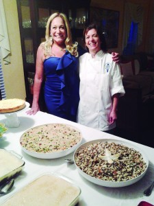 Susana adorou o jantar preparado pela Chef Edi Marcano