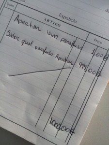 Nota fiscal
