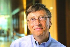 Bill Gates, dono da Microsoft, lidera a lista. 