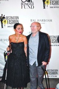 Phil collins e esposa Orianne Collins