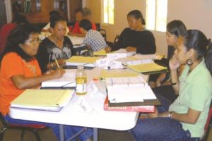 A training course in English as a Second Language to improve the skills of Palauan teachers. Photo: Erin Magee / DFAT