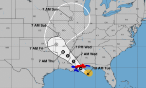 Gordon deve chegar à Costa do Golfo como furacão