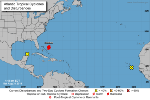 Partes de Palm Beach podem sentir condições de tempestade tropical com Dorian